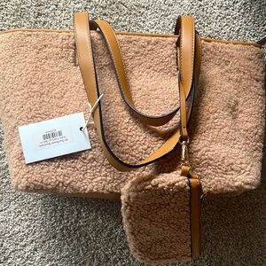 Brand New Teddy Tote Bag with matching wallet